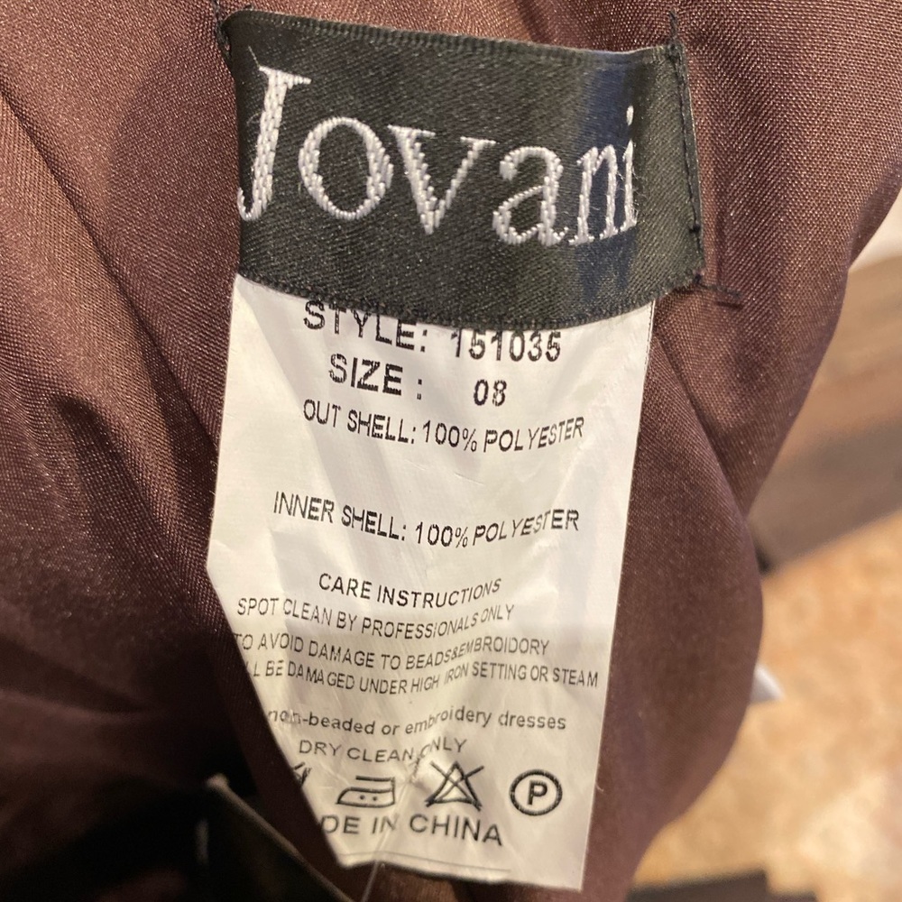 Jovani One Shoulder Taffeta Gown - Picture 5 of 5